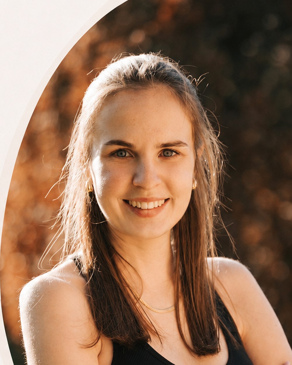 Portrait de Marie Daue, kinésithérapeute · pédiatrie, périnéologie & drainage lymphatique