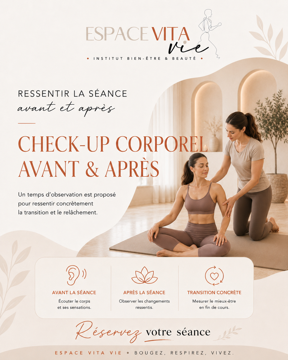 Check-up corporel avant & après