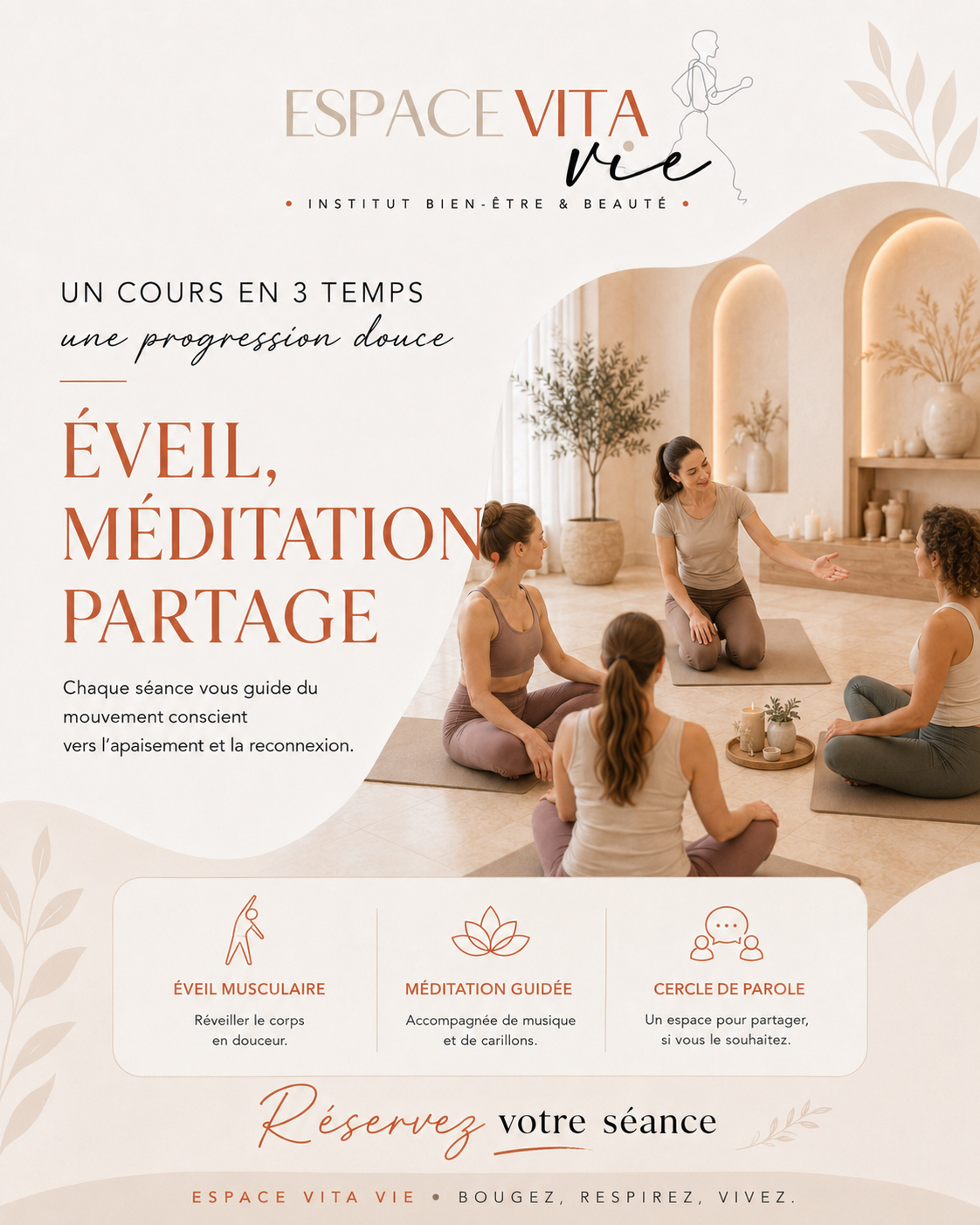 Cercle de partage en fin de séance
